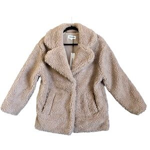 Vigoss Faux Shearling Teddy Coat